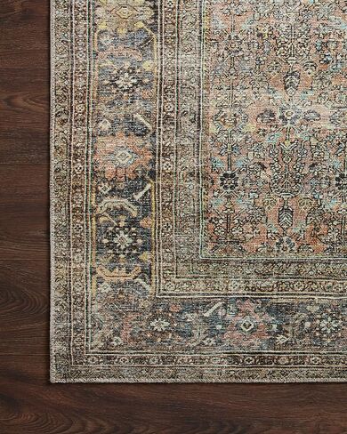 Loloi II Adrian Collection ADR-03 Runner Rug 2'-6" x 7'-6" Terracotta/Multi Rectangular 0.19" Thick in Saudi Arabia
