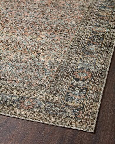 Loloi II Adrian Collection ADR-03 Runner Rug 2'-6" x 7'-6" Terracotta/Multi Rectangular 0.19" Thick in Saudi Arabia