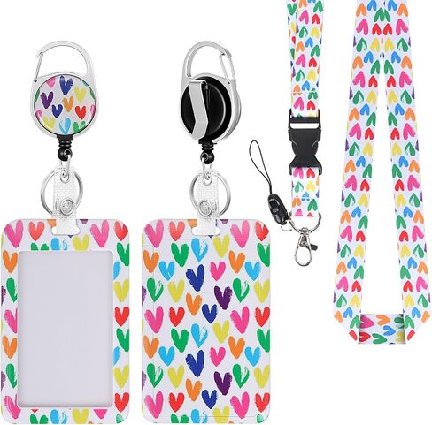 Cute Black Butterfly Lanyards Detachable for Id Badges, Black Retractable ID Badge Holder, Fashionable Badge Reel Heavy Duty with 360 Degrees Rotate Carabiner Clip, Nurse Teacher Office Gifts in Saudi Arabia