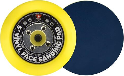 وسادة صنفرة NEIKO 30261A مقاس 5 بوصات مع دعامة من الفينيل PSA، عبوتان، أربور 5/16 بوصة مع 24 حامل خيط، 10,000 دورة في الدقيقة، وسادات الصنفرة مثالية لآلة الصنفرة المدارية والمزدوجة in Kuwait