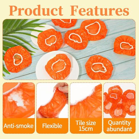 40 PCS Smoker Detector Cover Smoker Alarm Dust Paint Cover Fire Alarm Plastic Cover Thicken Elastic Smoker Alarm Paint Cover for Home Cooking or Baking in Saudi Arabia