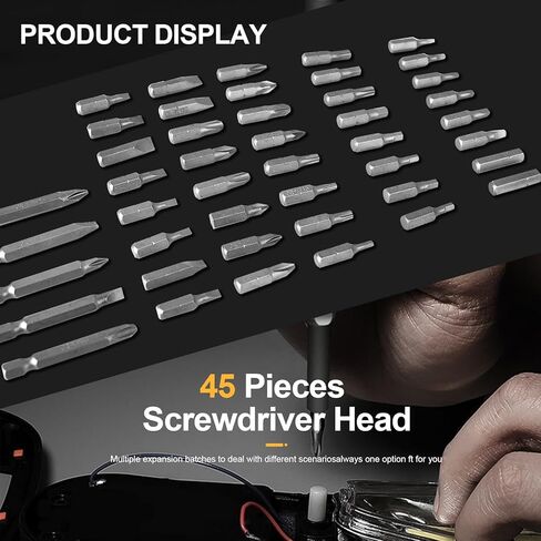 مجموعة لقم مفك براغي مكونة من 50 قطعة مع ظرف تغيير سريع في علبة متينة in Kuwait