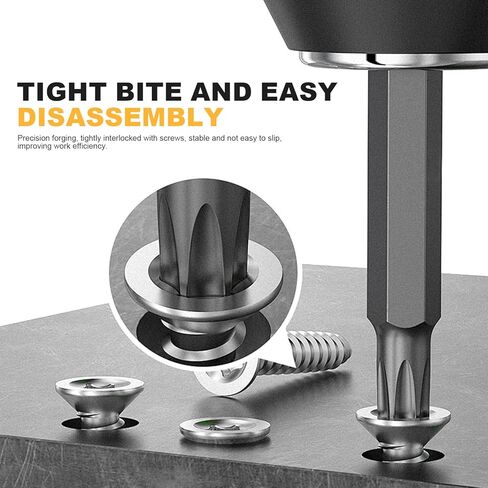 مجموعة لقم مفك براغي مكونة من 50 قطعة مع ظرف تغيير سريع في علبة متينة in Kuwait