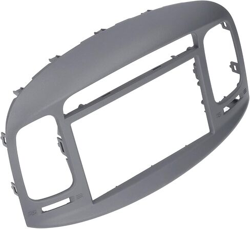 KIMISS 2DIN Car Stereo Radio Fascia Dash Panel, ABS Car Fascia DVD Installation Trim Panel Frame Replacement for Accent 2009‑2012 in Saudi Arabia