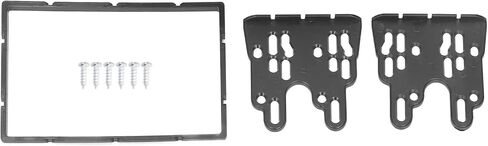 KIMISS 2DIN Car Stereo Radio Fascia Dash Panel, ABS Car Fascia DVD Installation Trim Panel Frame Replacement for Accent 2009‑2012 in Saudi Arabia