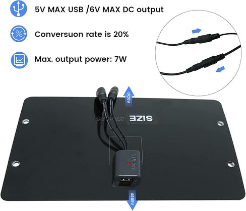 Solar Panel Fan Kit, Himino 10W Dual Fan with 6.5Ft/1.9 m Cable for Small Chicken Coops, Greenhouses, Doghouses,Sheds,Pet Houses, Window Exhaust in Saudi Arabia