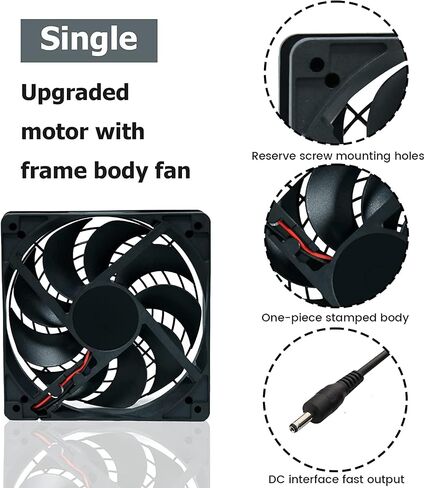 Solar Panel Fan Kit, Himino 10W Dual Fan with 6.5Ft/1.9 m Cable for Small Chicken Coops, Greenhouses, Doghouses,Sheds,Pet Houses, Window Exhaust in Saudi Arabia
