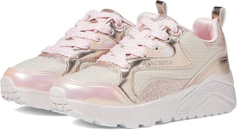 Skechers Girl's Street Uno Lite-Metallic Steps Sneaker in Saudi Arabia