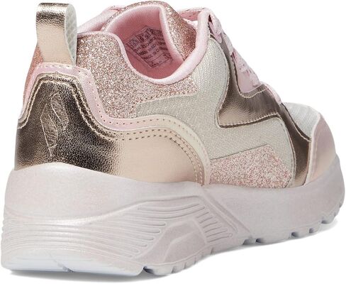 Skechers Girl's Street Uno Lite-Metallic Steps Sneaker in Saudi Arabia