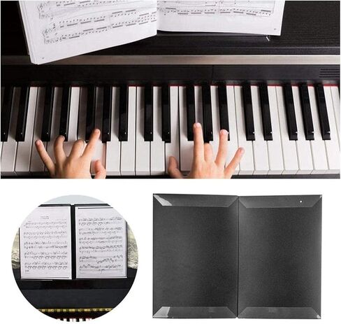 6 pages waterproof sheet music storage, sheet music folder, extension clip, for piano guitar in Kuwait