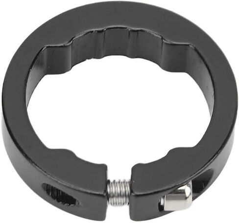 2Pcs Bike Grips Clamping Rings, Aluminum Alloy Beautiful Practical Bike Grip Lock On Clamps for 22.2mm Bike Handlebar,Bicycle Grip Lock On Clamps in Saudi Arabia