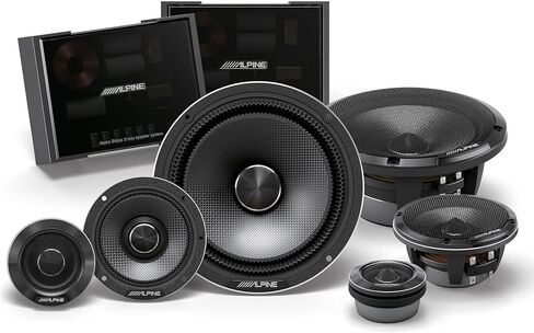 Alpine HDZ-653 Status Hi-Res Series 6-1/2" 3-Way Component System in Saudi Arabia