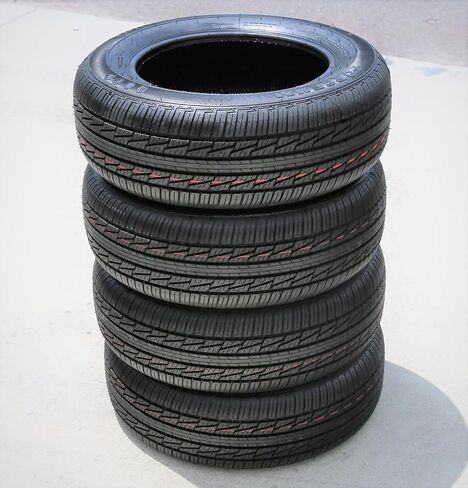 إطار شعاعي لسيارة الركاب Forceum Trideka لجميع المواسم - 185/65R14 185/65/14 185/65-14 86H نطاق تحميل SL 4-Ply BSW جدار جانبي أسود UTQG 400AA in Saudi Arabia