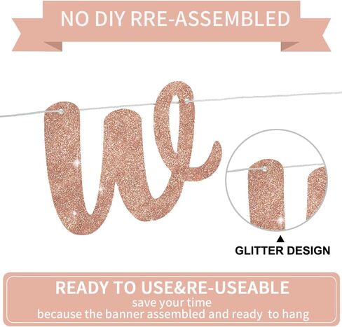 BEISHIDA Rose gold We Appreciate You Banner,NO DIY,Employee Appreciation Banner for Office Party Decorations,Thank you for Employee Teacher Doctor Nurse Staff Appreciation Banner in Saudi Arabia