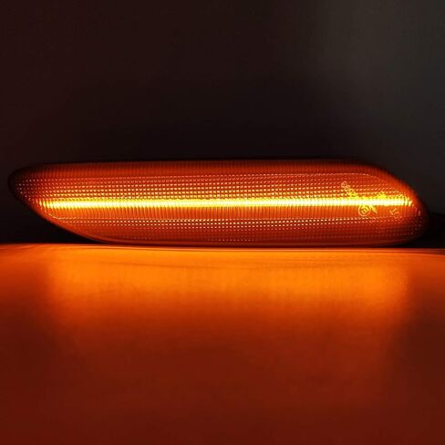 Countryman/Paceman LED Side Repeater Lamp for MINI Cooper Countryman R60 2011 2012 2013 2014 2015 2016 Paceman R61 JCW Amber LED Turn Signal Light Kits Clear Lens Lamps in Saudi Arabia