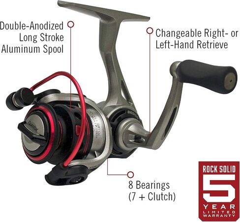 بكرة دوارة كوانتوم درايف، بكرة صيد مستمرة مضادة للانعكاس مع تروس ناعمة ومحاذاة بدقة in Kuwait
