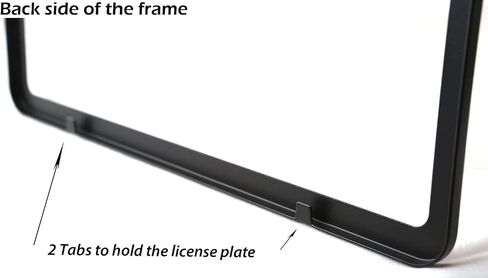 2pcs of Chiefs Black Aluminum License Plate Frame Fit for All Cars(with Screw) in Saudi Arabia