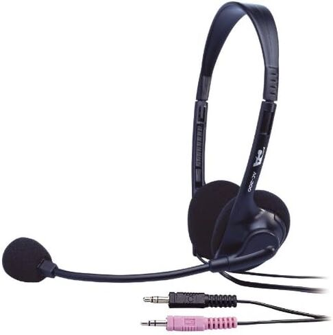 Cyber ​​Acoustics AC-200 3.5 ملم التوصيل سماعة ستيريو الكلام بوم ميكرفون in Kuwait