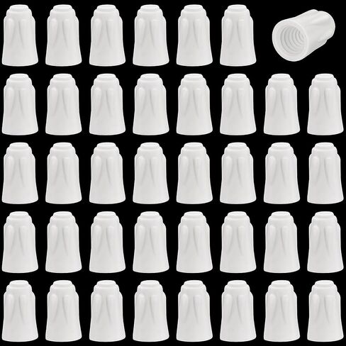 ANCIRS 20 Pack Ceramic Wire Connectors, 22-14AWG Ceramic Wire Connectors, 600V High Temperature Ceramic Twist Caps for Ceiling Fans, Heaters & Homemade Electrical Appliances in Saudi Arabia