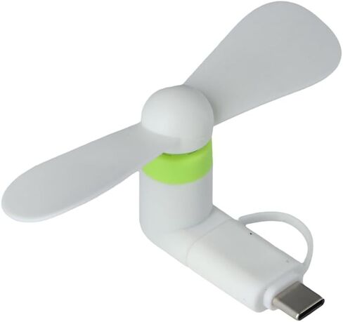 4 قطع مروحة هاتف صغيرة محمولة 2 في 1 مبرد للهاتف المحمول من النوع C/Micro USB Color Fan in Kuwait
