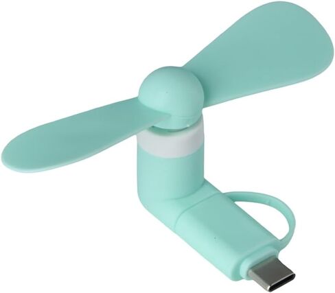 4 قطع مروحة هاتف صغيرة محمولة 2 في 1 مبرد للهاتف المحمول من النوع C/Micro USB Color Fan in Kuwait