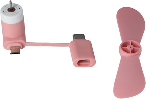 4 قطع مروحة هاتف صغيرة محمولة 2 في 1 مبرد للهاتف المحمول من النوع C/Micro USB Color Fan in Kuwait