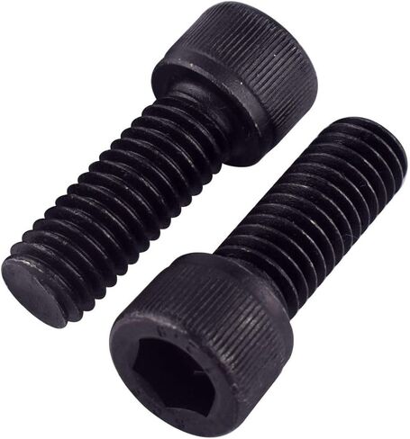 20 قطعة M6 x 10 مللي متر مسامير غطاء رأس المقبس ، الصف 12.9 سبائك الصلب أكسيد الأسود ، ألين عرافة المقبس محرك ، آلة موضوع كامل in Kuwait