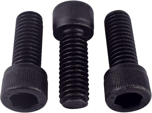 20 قطعة M6 x 10 مللي متر مسامير غطاء رأس المقبس ، الصف 12.9 سبائك الصلب أكسيد الأسود ، ألين عرافة المقبس محرك ، آلة موضوع كامل in Kuwait