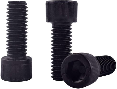 20 قطعة M6 x 10 مللي متر مسامير غطاء رأس المقبس ، الصف 12.9 سبائك الصلب أكسيد الأسود ، ألين عرافة المقبس محرك ، آلة موضوع كامل in Kuwait