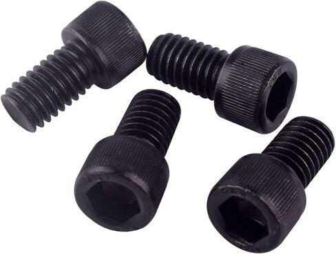 20 قطعة M6 x 10 مللي متر مسامير غطاء رأس المقبس ، الصف 12.9 سبائك الصلب أكسيد الأسود ، ألين عرافة المقبس محرك ، آلة موضوع كامل in Kuwait