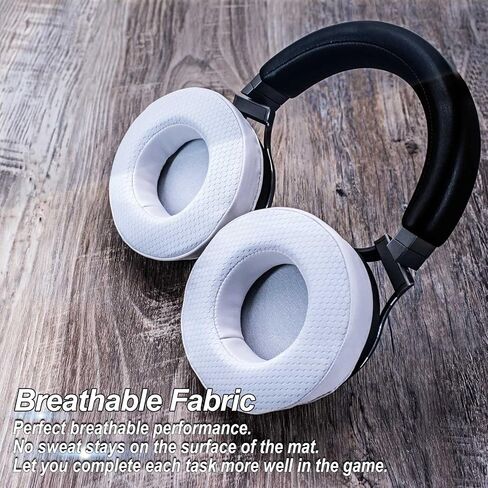 Virtuoso XT Ear Pads Replacement for Virtuoso RGB Wireless SE XT Headset, Cooling Gel, More - Softer Memory Foam, Added Thickness, Extra Durability by JESSVIT (Virtuoso XT Cooling Gel Earpads Black) in Saudi Arabia