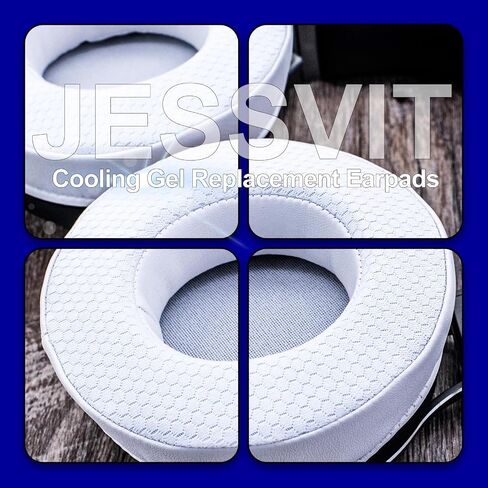 Virtuoso XT Ear Pads Replacement for Virtuoso RGB Wireless SE XT Headset, Cooling Gel, More - Softer Memory Foam, Added Thickness, Extra Durability by JESSVIT (Virtuoso XT Cooling Gel Earpads Black) in Saudi Arabia