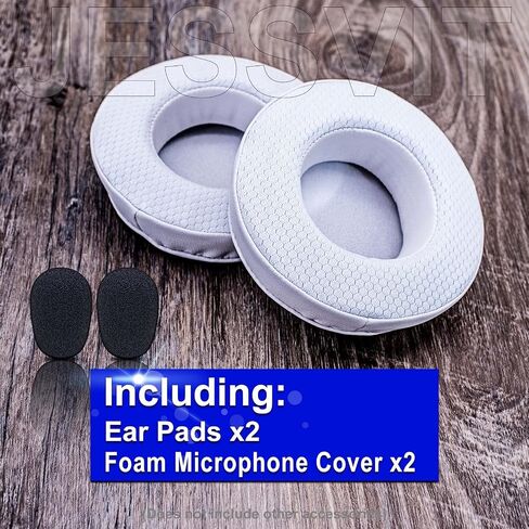 Virtuoso XT Ear Pads Replacement for Virtuoso RGB Wireless SE XT Headset, Cooling Gel, More - Softer Memory Foam, Added Thickness, Extra Durability by JESSVIT (Virtuoso XT Cooling Gel Earpads Black) in Saudi Arabia