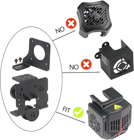 ترقية خيوط مرنة سهلة الطباعة للطارد المباشر لطابعة Ender 3 Neo/Ender 3 Max Neo ثلاثية الأبعاد (لوحة + ترس مزدوج) in Saudi Arabia