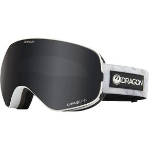 Dragon Unisex Snowgoggles X2S with Bonus Lens - Winterhare with Lumalens Dark Smoke + Lumalens Rose,X2S Bonus