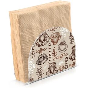 Napkin Holder for Table Boho Flower Mexican Exotic Floral Acrylic Napkin Holders Paper Napkin Holder Stand Tabletop Freestanding Kitchen Tissue Napkin Dispenser Restaurant Decorative