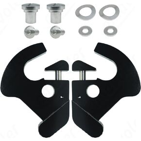 Detachable Mounting Luggage Rack Latch Clips Compatible for Harley Davidson Softail Sportster Touring Street Glide Road King Electra Glide 1986-2022