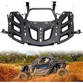 X3 Pivoting Rear Rack with Gas Strut, Spare Tire Back Rack Compatible with Can-Am X3 & X3 Max 2017-2023 Accessories Replace #715002881#715008296 Rear Cargo Luggage Rack