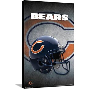 Trends International NFL Chicago Bears - Helmet 16 Canvas Wall Poster