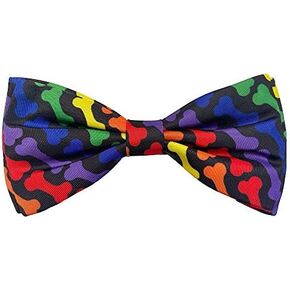 Huxley & Kent Bow Tie for Pets | Equality (Extra-Large) | Pride Bow Tie Collar Attachment | Fun Bow Ties for Dogs & Cats | Cute, Comfortable, and Durable | H&K Bow Tie