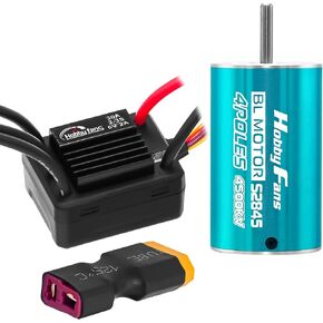 مراوح هواية 2845 4500KV محرك بدون فرشاة بدون مستشعر و30A مقاوم للماء بدون فرشاة ESC لشاحنة سيارة 1/14 1/16 1/18 RC in Kuwait