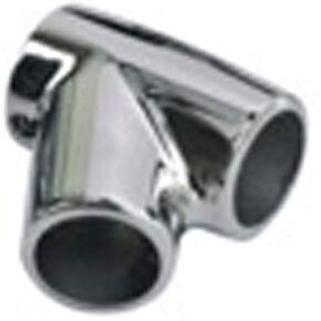 Sea-Dog 290600-1 Stainless Steel Universal Hand Rail Tee - 60°, 7/8" Tube O.D., Black