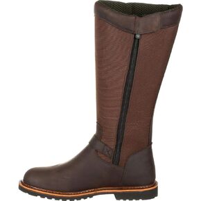 Rocky Mens Great Falls Snake 16 Inch Waterproof Pull On Casual Boots Over the Knee - Brown