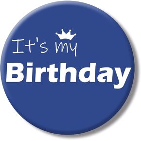 Birthday Pin, It's My Birthday Pin, Birthday Girl Pin Birthday Boy Pin, Happy Birthday Pin for Women Men, Birthday Button for Boys Girls, Button Pin Birthday Gifts Party Decorations Supplies