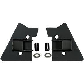 Rugged Ridge | Mirror Relocation Bracket Kit, Black | 11025.02 | Fits 1997-2002 Jeep Wrangler TJ