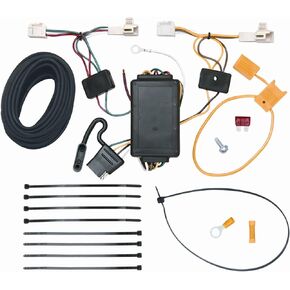 Tekonsha T-One® T-Connector Harness, 4-Way Flat, Compatible with Select Mitsubishi Outlander : Toyota Avalon, Camry, Camry Hybrid, Venza,Black