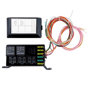 TIKSCIENCE Swap Relay and Fuse Box Block Kit, Waterproof Standalone Wiring Harnesses Fit for LS1 6.0 5.3 4.8 LSx, with 2 relays and 6 fuses