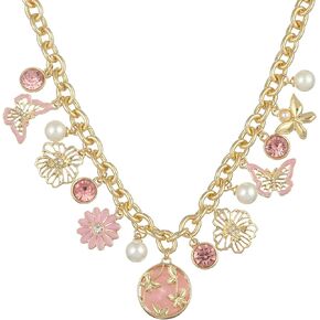 Madison Tyler Gold Necklace for Women | Pendant Necklace | Gold Chain Necklaces for Women | Flower Necklace Trendy | Spring Necklace Jewelry for Women Girl Gift