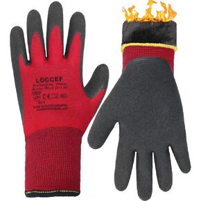 2 Pairs Winter Work Gloves for Men and Women, Freezer Gloves for Work Below Zero, Thermal Insulated, Super Grip