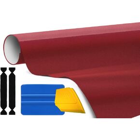 3M 1080 Gloss Metallic Red Air-Release Vinyl Wrap Roll Including Toolkit (1ft x 5ft)